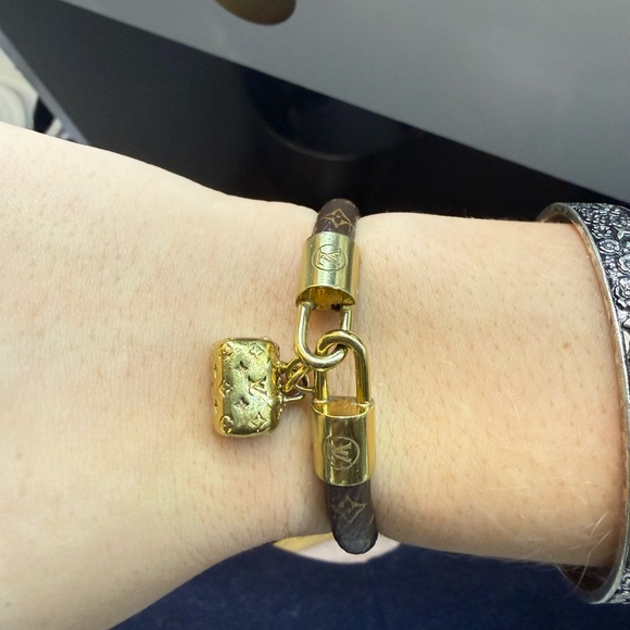 Louis Vuitton Monogram Brown and Gold Bracelet - Picture 5 of 5